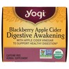 Yogi Tea Organic Blackberry Apple Awakening Digestive Cider, 16 CT