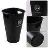 EudokkyNA 4-Pack Plastic Flower Bucket with Handles, Black Cut Flowers