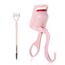 Electric Heated Eyelash Curler，Rechargeable Safe Anti-Burn Lash Curler for Quick Natural Curling Eye Lashes，5s Rapid Heating, 24 Hours Long Lasting，Create Beautiful Eyelashes