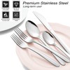 Pleafind 72-Pieces Silverware Set for 12, Flatware Set with Steak