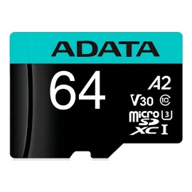 Memoria Micro Sdxc 64gb Adata Clase 10 Video 4k V30 A2