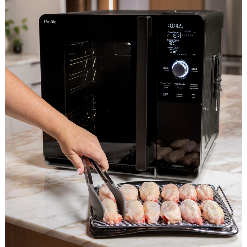 GE Profile Indoor Smoker Prep Tray, Compatible with Smoker Wire