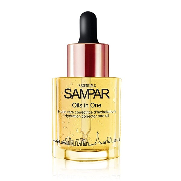 Sampar - Oils in One - Rare Oil for Moisture Correction - With Hyaluronic Acid Microspheres - A Shine Cocktail for the Skin - For All Skin Types - Pipette Bottle 30 ml