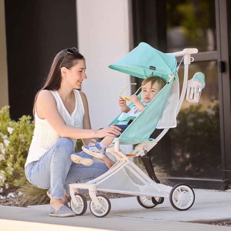 Evolur Roamer Ultra Lightweight Stroller, Compact One-Hand Self-Standing Fold Travel