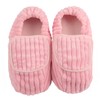 Magic Bag Spa Collection Heatable Slippers Pink Plush, Small-Medium