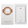 Smart Wireless Selfpowered Waterproof Doorbell Chime Elderly Caller 1*transmitter 1*receiver