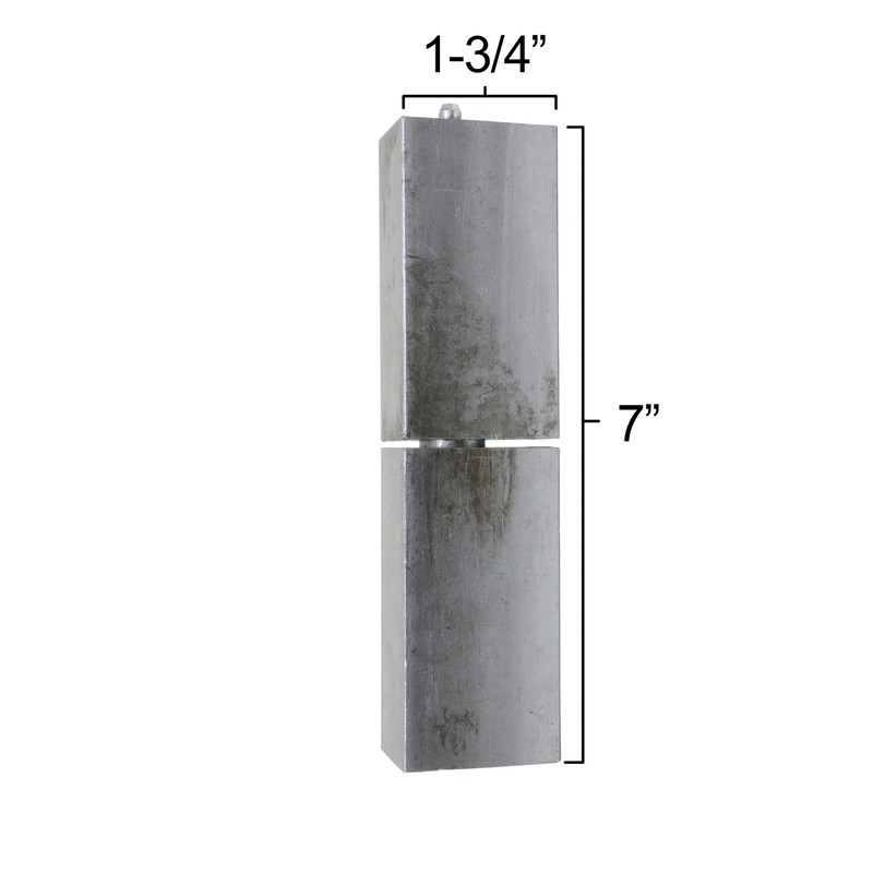 7" Square Rectangle Hinge Heavy Duty Weld on Steel Ball