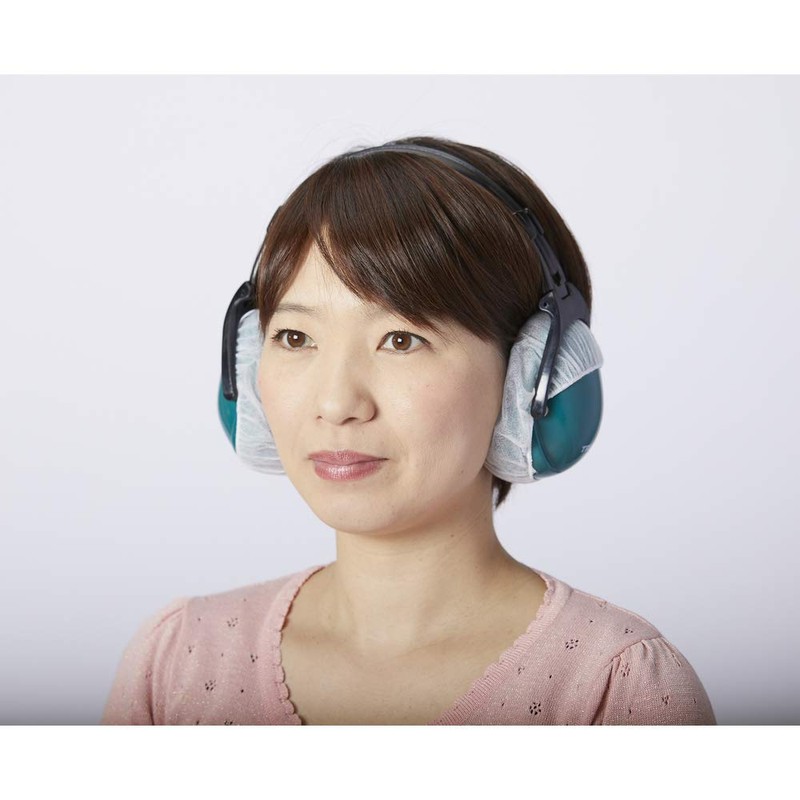TRUSCO TEM-C Earmuffs Cover, 20 Pieces