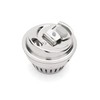 Jarware Stainless Steel 2-in-1 Drink and Fruit Infusion Lid, Regular-Mouth,