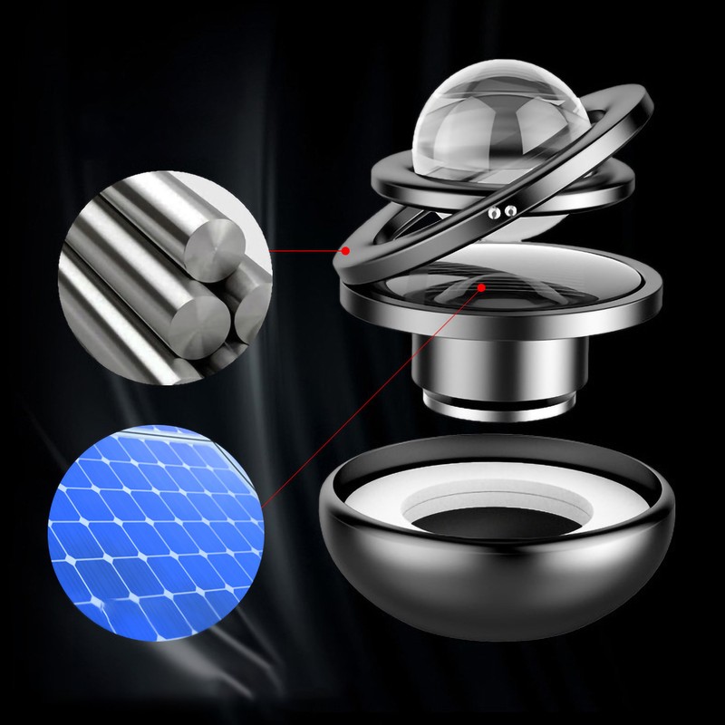 Car Perfume Pendant Galaxy Design Long Lasting Fragrance Solar Energy