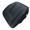 Priprilod Black Leather Driver Side Bottom Replacement Seat Cover Compatible