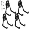 PiPaFox Garage Storage Utility Double Hooks, Heavy Duty Wall Mount