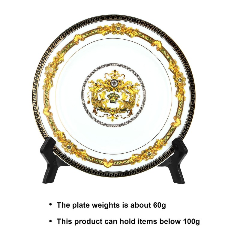 HESTYA 12 Pcs Acrylic Easels Plate Stands Holders to Display