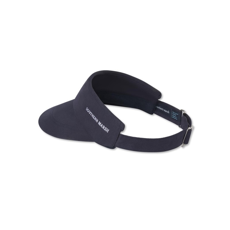 Southern Marsh, Tour Visor, Navy with White, One Size