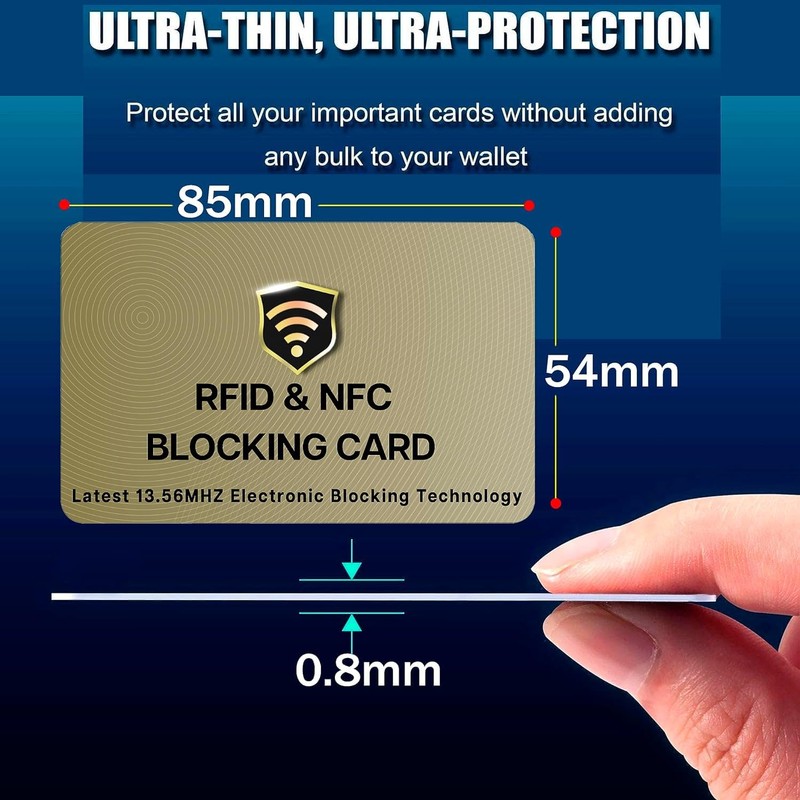 SaiTech IT 20 Pack RFID Blocking Cards One Card Protects