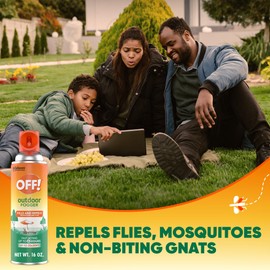 OFF! Outdoor Insect & Mosquito Repellent Fogger, Backyard Pretreat, Kills & Repels Insects in an up to 900 sq, ft, area, 16 oz
