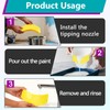 20 Pcs 61 Paint Pouring Spout for 1 Gallon Cans,