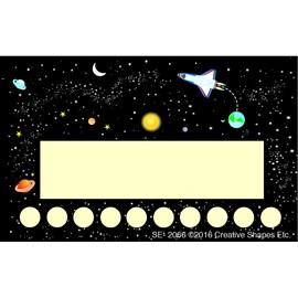Space Incentive Punch Cards- Reward Positive Behavior. Great for Save The Planet Projects. Educational and Crafts Classroom Projects for Earth Day.