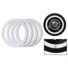 White Wall Portawall Sidewall Topper 14" X2" Wide Tire Insert