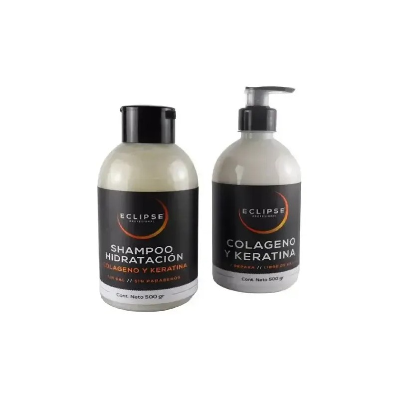 Shampo Tratamiento Colageno Keratina Eclipse