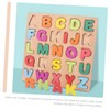 Kisangel 2 Sets Alphabet and Number Learning Puzzle Set of