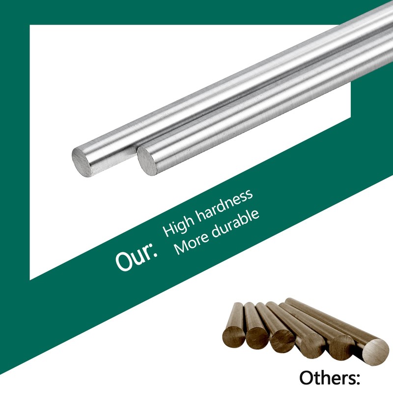 Linear Rod 2pcs 8mm x 300mm Linear Motion Rod Shaft