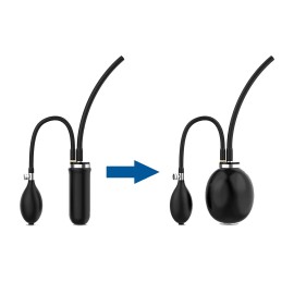 Autool Automotive EVAP Smoke Machine Inflatable Bladder Exhaust Intake System Adapter