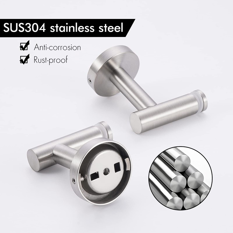 KES Glass Shelf for Bathroom, Floating Glass for Wall Shelves