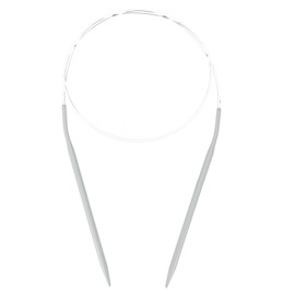 uxcell Aluminum Circular Knitting Needle US Size 32 Inch (80cm) Length Size US 8 (5mm) Round Knitting Needle for Handmade Projects DIY Knitting