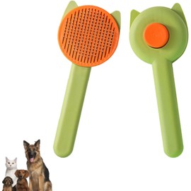 Cat-Hair-Brush for Shedding, Brush for Long-Haired-Cats:Grooming, Teymovlt Deshedding, Easy to Remove Loose Undercoat, Painless, for Indoor Cats, Upgraded