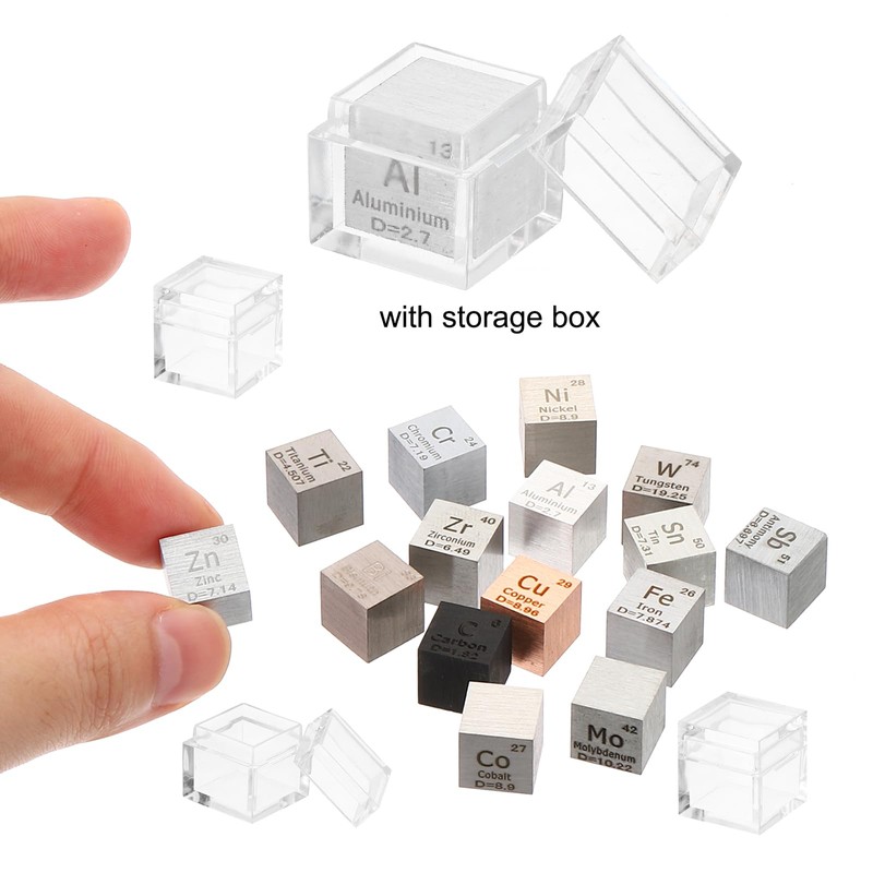 PATIKIL 15pcs Element Cube 10mm Density Cube High Density Element
