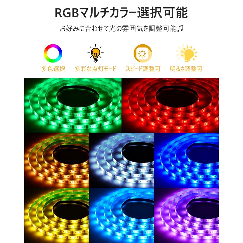 Dalugo LED Tape Light, Waterproof Tape Light, USB Operated, 150
