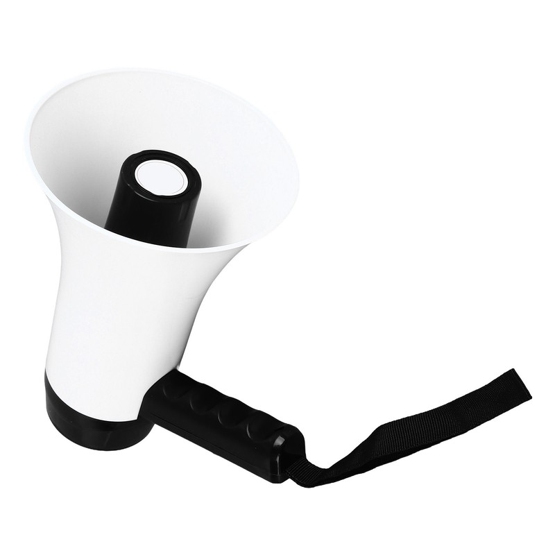 Handheld Megaphone Loud Rechargeable Support Recording Portable Bullhorn for Broadcasting