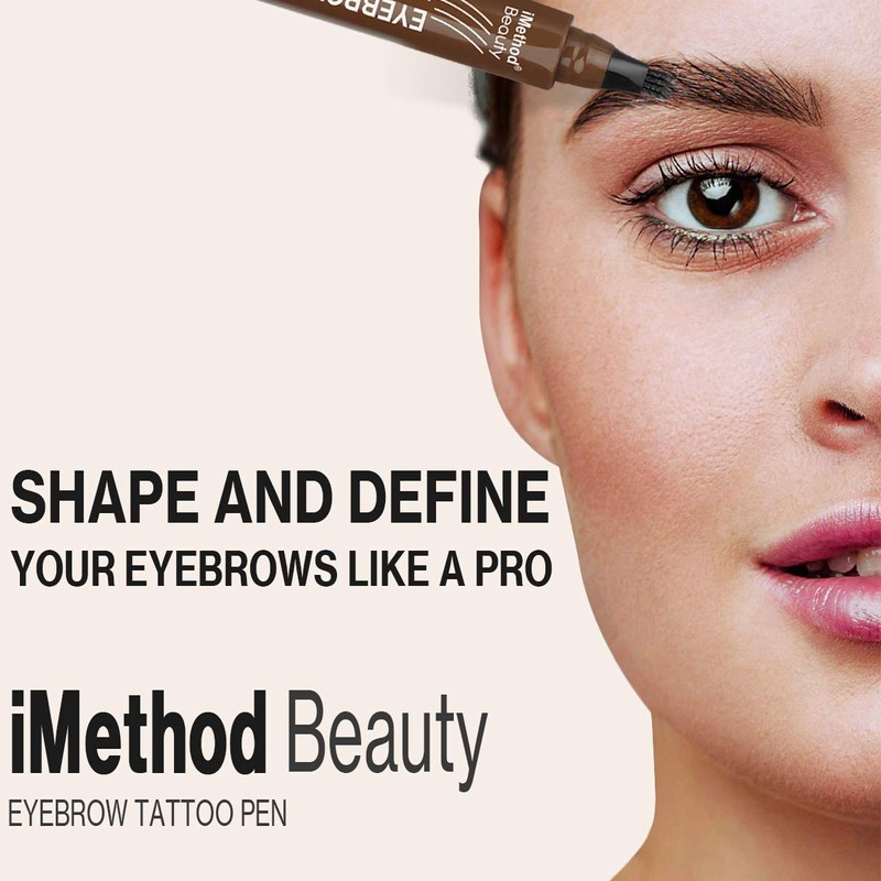 iMethod Eyebrow Pen - Upgrade Eyebrow TattooPen, Eyebrow Makeup, Long