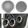 X AUTOHAUX Pack of 2 Car Speakers Grill Cover Round