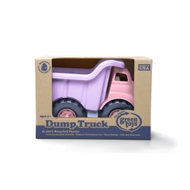 Green Toys Dump Truck in Pink Color - BPA Free, Phthalates Free Play Toys for Improving Gross Motor, Fine Motor Skills. Play Vehicles