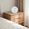 Satisure White Natural Sounds Box, Modern Bird Chirping Box with