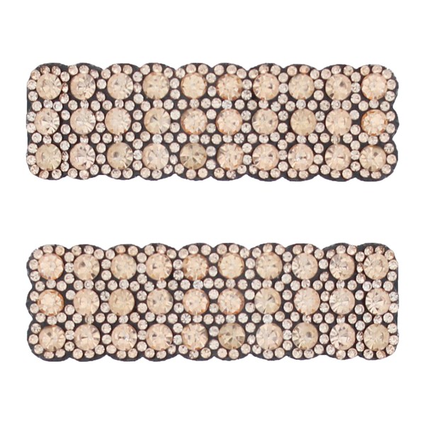 Zac's Alter Ego Pair of 7.5cm Two Tone Colourful Diamante