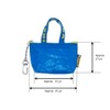 IKEA GLOBAL Key & Coin Purse KNOLIG Bag Small Blue