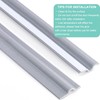 MOPMS Draft Stopper Sweep, Door Weatherproofing Stripping, Window Seal Strip