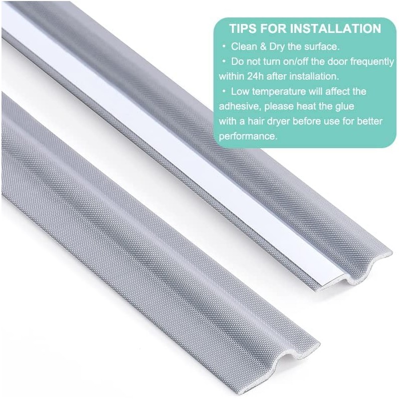 MOPMS Draft Stopper Sweep, Door Weatherproofing Stripping, Window Seal Strip