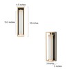 ZEVNI Sconces Wall Lighting, 1-Light Modern Wall Sconce, Black and