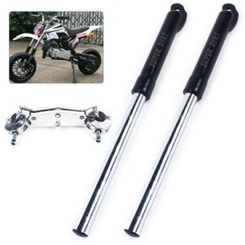Knwigoe 19''Front Fork Shock Absorber 49cc 2 Stroke Front Shock Suspension Mini Bike Forks Pit Bike Forks Small Triple Tree Fork