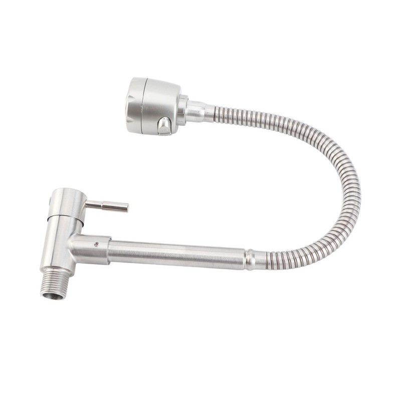 Wall-Mounted Kitchen Faucets 2 Water Modes High Arc Single Handle