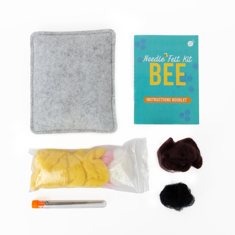 Gift Republic Bee Needle Felting Craft Kit – Complete DIY