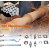 CDBP Diamond Carbide Insert Replacement Cutter for DIY Wood Turning,