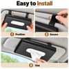 Car Sun Visor Tissue Holder for Easy Access – Microfiber