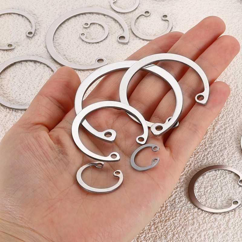 uxcell 5Pcs 62mm Internal Retaining Ring Circlip, 304 Stainless Steel