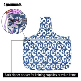Teamoy tragbar Aufbewarungstasche für woll, Häken (nicht mehr als 14 Zoll/ 35.5cm), leicht zu tragen, praktisch für wolle,Alpaca