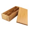 Natudeco Chopsticks Storage Box Spoons Organizer Japanese Chopsticks Case Tableware